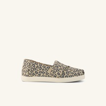 10023193 Oatmeal Small Leopard Spots Espadril Kadın 10023200/20015665 10023193 Toms Alpargata Class