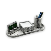 Betonmall Mermer Desen Beton Ofis Seti Gri