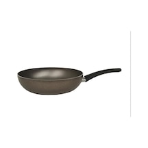 Kuvars Granit Wok Tava - Siyah - 28 Cm Renkli