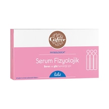 Gifrer Serum Fizyolojik 5 Ml 20'Li Paket