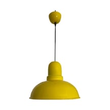 Rsylight Retro Dekoratif Tekli Sarı Rustik Metal Sarkıt Avize 33 Cm Beyaz