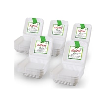 Kafem Ekolojik TekGöz Kapaklı Karton Tabak 25 li X 5 Paket