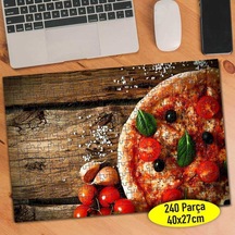 Üçgen Dilimli Lezzetli Pizza 240 Parça Puzzle Yapboz-263043839