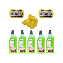 Ebrayn 5 Adet 1 Litre Şampuan 2 Adet Sünger 1 Adet Microfiber Bez