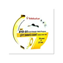 Yıldızlar Çift Taraflı Bant 36mmx25m - 2 Adet