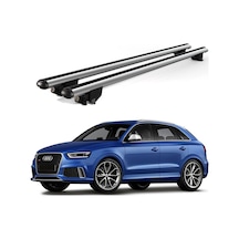 Kanca Audi Q3 2011-2018 Uyumlu Gri Kilitli Ara Atkı 120cm Port Bagaj Tavan Barı