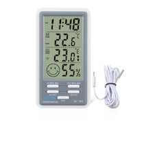 Life net medikal Dijital Termometre Isı Nem Ölçer Sıcaklık İç , Dış Mekan DC803