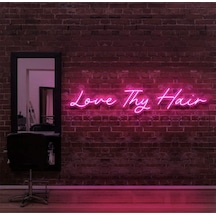 Twins Led Love Thy Hair Yazılı Neon Tabela Pembe Model:model:31403366