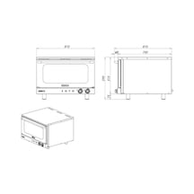 Remta Elektrikli Patiseri Fırın 40x60 Cm Tepsi Monofaze