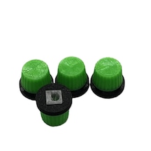 Mottopi 4 Adet Neon Knop Seti,dj Kapak, Midi Düğme-yeşil