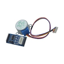 Robocombo-28Byj-48 Redüktörlü Step Motor Ve Uln2003A Step Motor Sürücü Kart