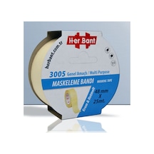 48mmx25mt Maskeleme Band Doğal Kauçuk Hotmelt Bant Yüksek Kalite