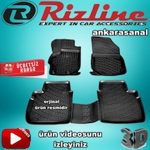 Rizline Peugeot 301 3D Paspas Havuzlu Siyah 2012-2019 Arası 4 Prç N11.11843