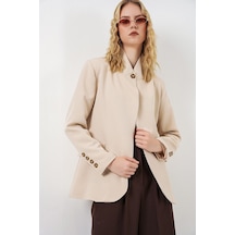 Hiccup Bdart Şal Yaka Blazer Bej Doğal