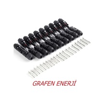 Mc4 Solar Pv Konnektör Connector Set 10 Adet Erkek Ve Dişi Set