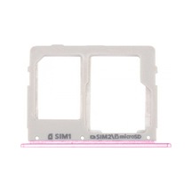 Teknonet Samsung Galaxy C7010 C7 Pro Uyumlu Hafıza Kart + Sim Metali - Pembe -