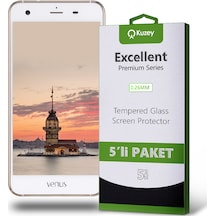 Vestel Venüs V3 5570 ile Uyumlu Temperli Ekran Koruyucu Kırılmaz Cam Ekonomik 5'li Paket