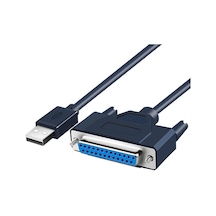 Usb Lpt Yazıcı Dnüştürücü Kablosu 1 Metre