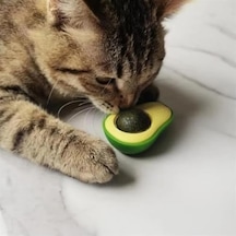 Model Yapışkanlı Kedi Oyuncağı Yenilebilir Kedi Nanesi Otu Catnip Oyun Yalama Topu 1