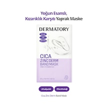 Cica İçerikli, Yoğun Esanslı, Kızarıklık Karşıtı Yaprak Maske Dermatory Cica Zinc Derm Band Mask