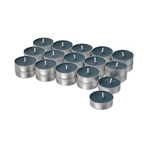 Kokulu Tealight Mum, Siyah-turkuaz, 3.5 Saat, Güve Otu Ve Sardunya Siyah