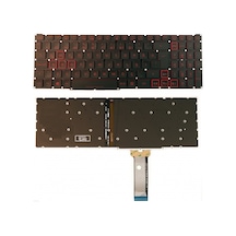 Acer Uyumlu Nitro 5 N20C1 Klavye Kırmızı Işıklı Kl-Ac36V2