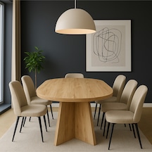 Kanatlı 180x90x75 Kalın Kenar 36mm Yemek Masası Mutfak Masası Çok Amaçlı Masa Sadece Masa Çok Renkli