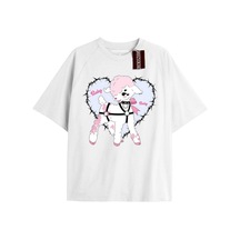 Adrift Unisex Erkek/kadın Kalp Kaburga T-shirt Siyah Kod 51 Siyah