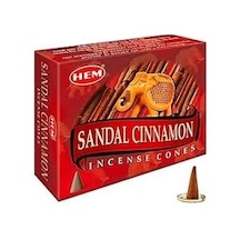 Sandal Cinnamon Sandal Tarçın Konik Tütsü 10 Lu Paket