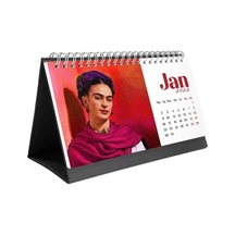 Frida Kahlo Masa Takvimi - 2027 Takvimi - Siyah Renk