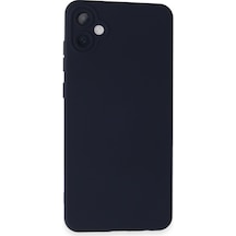 Samsung Galaxy Uyumlu   A05 Kılıf Nano İçi Kadife Silikon - Lacivert