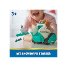 Paw Patrol Everest Figürlü Kar Aracı, Snowboard Ve Henrietta Figürü Deluxe Araç , 3 Yaşından Büyük Çocuklar İçin Oyuncak
