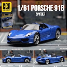 Cca Premium Series Porsche 918 Spyder Mavi 1/61 Model Araba