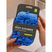 Banyo Lif Süngeri Body Scrubber Köpük Artırıcı Duş Lifi Vücut Temizleme Vchy-6984 Mavi