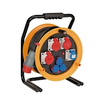 Brennenstuhl Brobusta Cee Girişli Dış Mekan Kullanımına Uygun Ip44 Lisanslı 40 Metre Makaralı Kablo H07rn-f 5g2.5