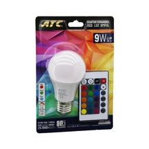 Atc-rgb-9w Kumandalı 9w 60w Rgb 16-renkli Led Ampul E27 800 Lümen 6500k 25.000 Saat Ömür 5264 Diğer