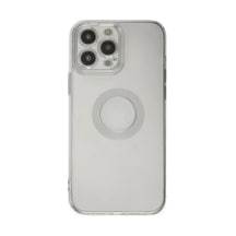 Apple Apple Uyumlu iPhone 14 Pro Max Kılıf Santa Lens Silikon - Şeffaf 0.2M-Çok Renkli