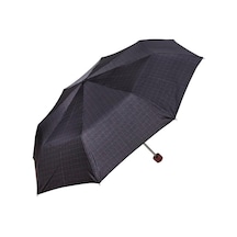 Baginn Snotline Şemsiye Süper Mini Bordo Kare Desen Siyah 09G Siyah