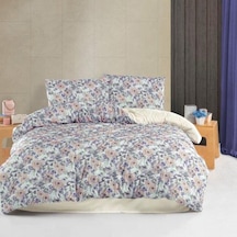 Aryıldız Home Exclusive Saten Nevresim Çift Kişilik Peony Çok Renkli