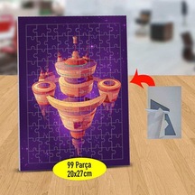 Uzay Boşluğunda Uzay Mekiği 99 Parça Puzzle Yapboz Tablo-12687