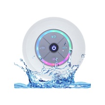 Kangvka Kablosuz Su Geçirmez Hoparlör Q9 Beyaz, Fm Radyo Ve Led Işık Özellikli Portatif Bluetooth Hoparlör