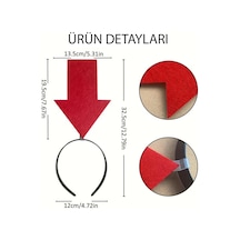 Kişiselleştirilebilir Ok Taç Üzerine Yazı Yazılabilen Parti Tacı Kırmızı Renk Tgdrtgs79g5ls75p130 Çocuk