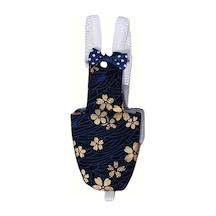 Fochsia Mavi Çiçek Desenli Papağan Ve Güvercin Bezi, Nefes Alabilir, Sızdırmaz, Ayarlanabilir, Moda Çiçek Baskı.