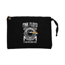 Pink Floyd Tour 1972 1973 Siyah Clutch Astarlı Cüzdan / El Çantası
