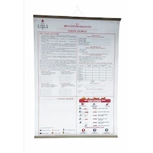 50x70 Yangn Talimat Levhası Askılı Çıtal