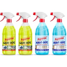 Asperox Sarı Güç + Mavi Güç Sprey 4 X 1 Lt