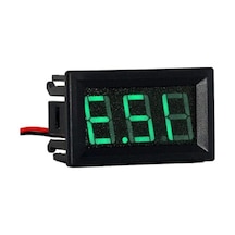2 Kablolu 0.36 İnç Voltmetre, Dc2.4v-30v Ölçüm İçin
