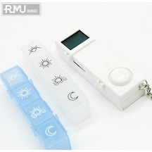 Tongxida 28 Günlük Zamanlayıcı Beyaz Hap Hatırlatıcı Yaşlılar İçin Taşınabilir Elektronik Saklama Kutusu Diğer