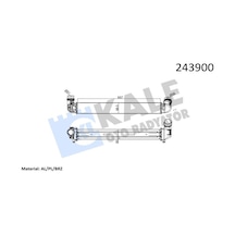 Kale Turbo Radyatoru Brazıng Fluence Megane Iıı 1.5 K9k Klr-050cac050