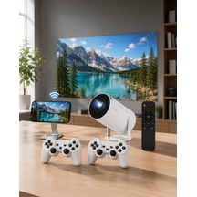 Astraltech Taşınabilir 4k Projeksiyon Cihazı Wi-fi 6 Ve Bluetooth 5.0